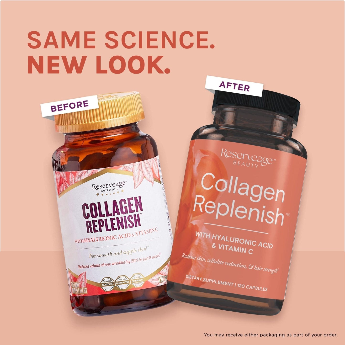 Reserveage Beauty Collagen Replenish - Collagen Booster & Supplement for Healthy Skin Care & Hair Growth - PrimeBioHealth - canada supplements
