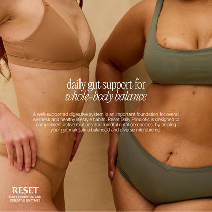 Reset Daily Probiotic + Prebiotic Plant Digestive Enzymes – Advanced Gut Reset for Women - PrimeBioHealth - canada supplements