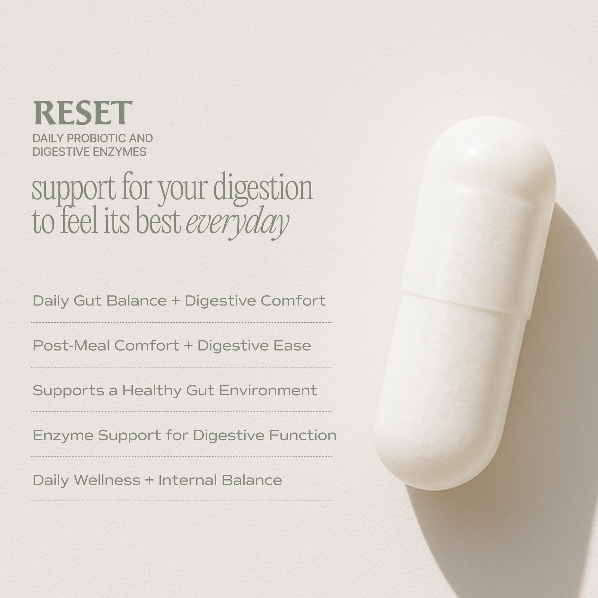 Reset Daily Probiotic + Prebiotic Plant Digestive Enzymes – Advanced Gut Reset for Women - PrimeBioHealth - canada supplements