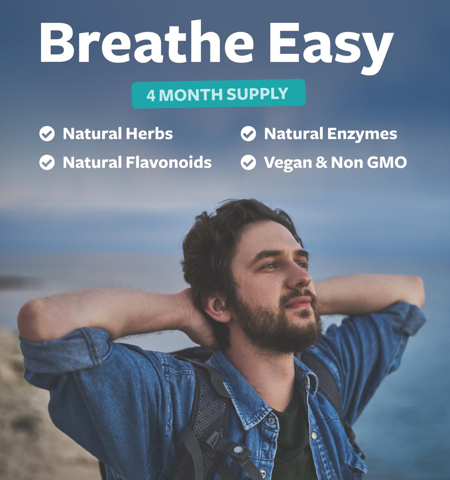 Respiratory Lung Health Supplement - Invigorating Lung Support Supplement Helps Support Clear Airways Mucus Removal and Seasonal or Year Round Detox - Vegan Herbal Non-GMO Formula (2 Months Supply) - PrimeBioHealth - canada supplements