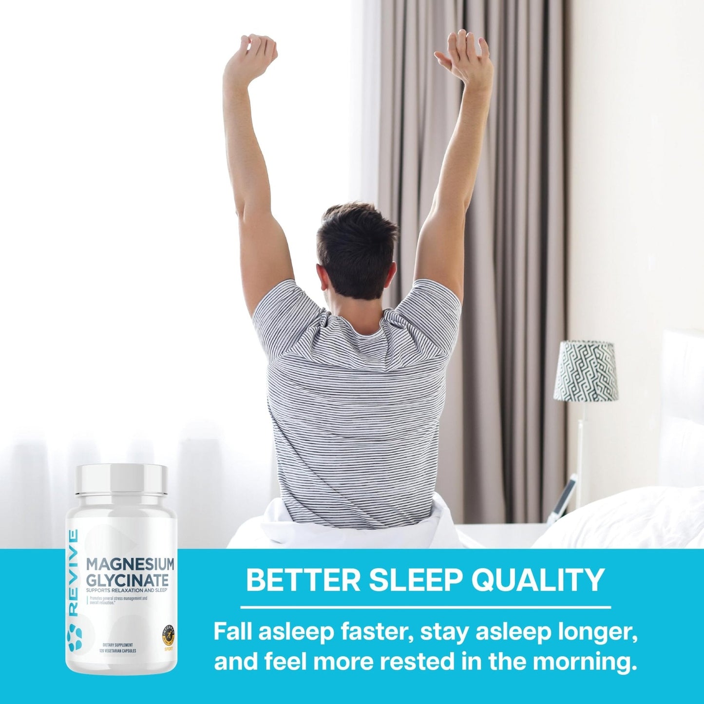 Revive MD Pure Magnesium Glycinate 200mg – High Absorption Supplement for Relaxation, Stress Relief, Sleep & Memory Support – Promotes Strong Bones - PrimeBioHealth - canada supplements