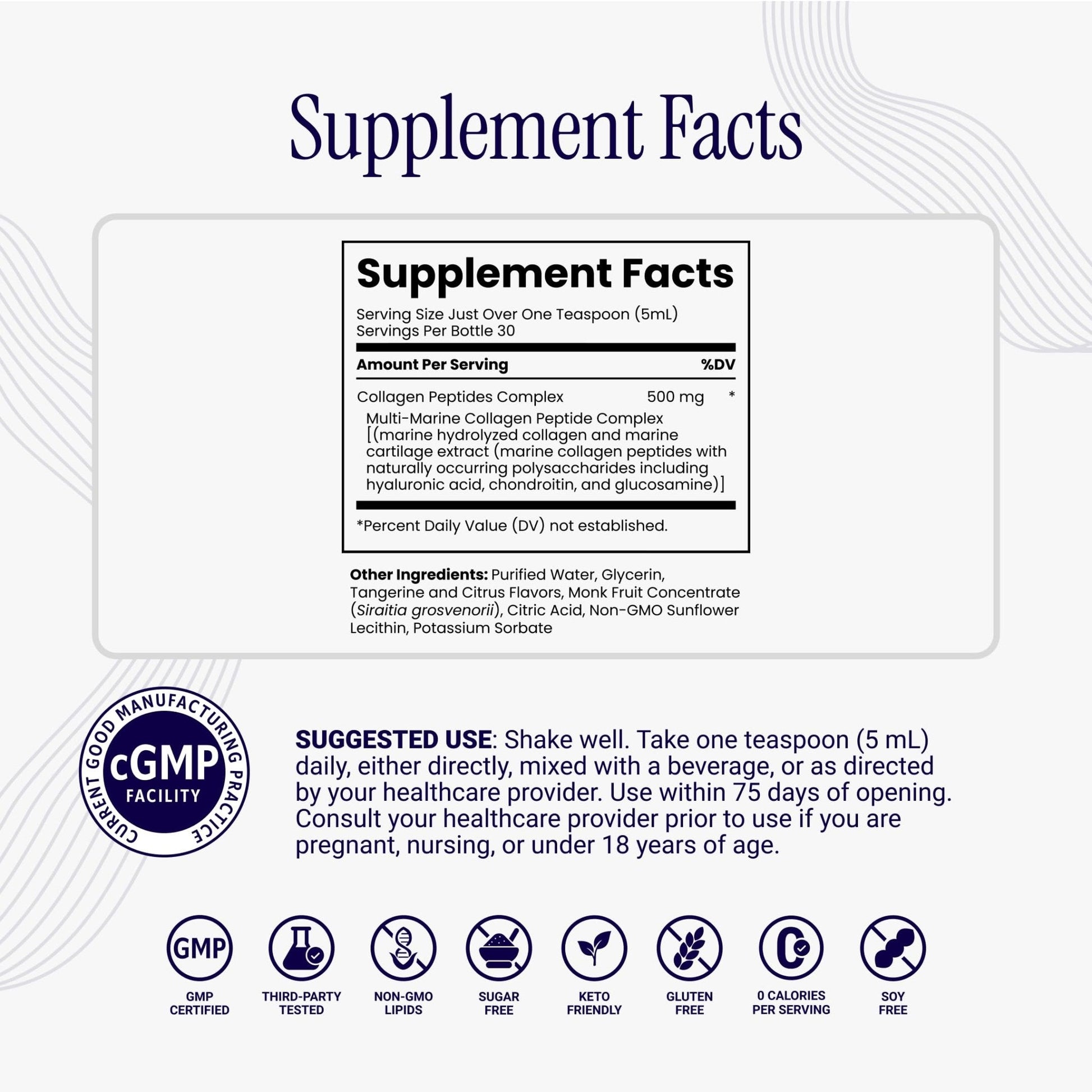 Rho Nutrition Liposomal Collagen Peptides - High-Absorption Liquid Collagen Supplement - Supports Skin Elasticity, Joint Health - PrimeBioHealth - canada supplements