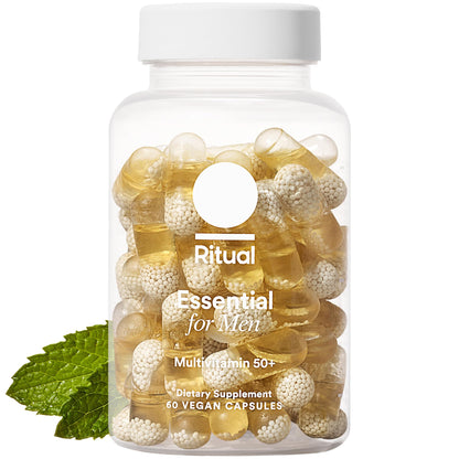 Ritual Men’s 50+ Daily Multivitamin - Key Essential Vitamins and Minerals To Support Heart, Energy, Brain, Muscle, Bone Health* - Including Zinc, D3, B12, A - PrimeBioHealth - canada supplements