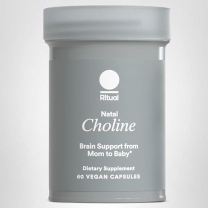 Ritual Natal Choline Supplement - 550mg - to Support Baby’s Cognitive Function When Taken During Pregnancy and Postpartum Choline Content in Breastmilk - PrimeBioHealth - canada supplements