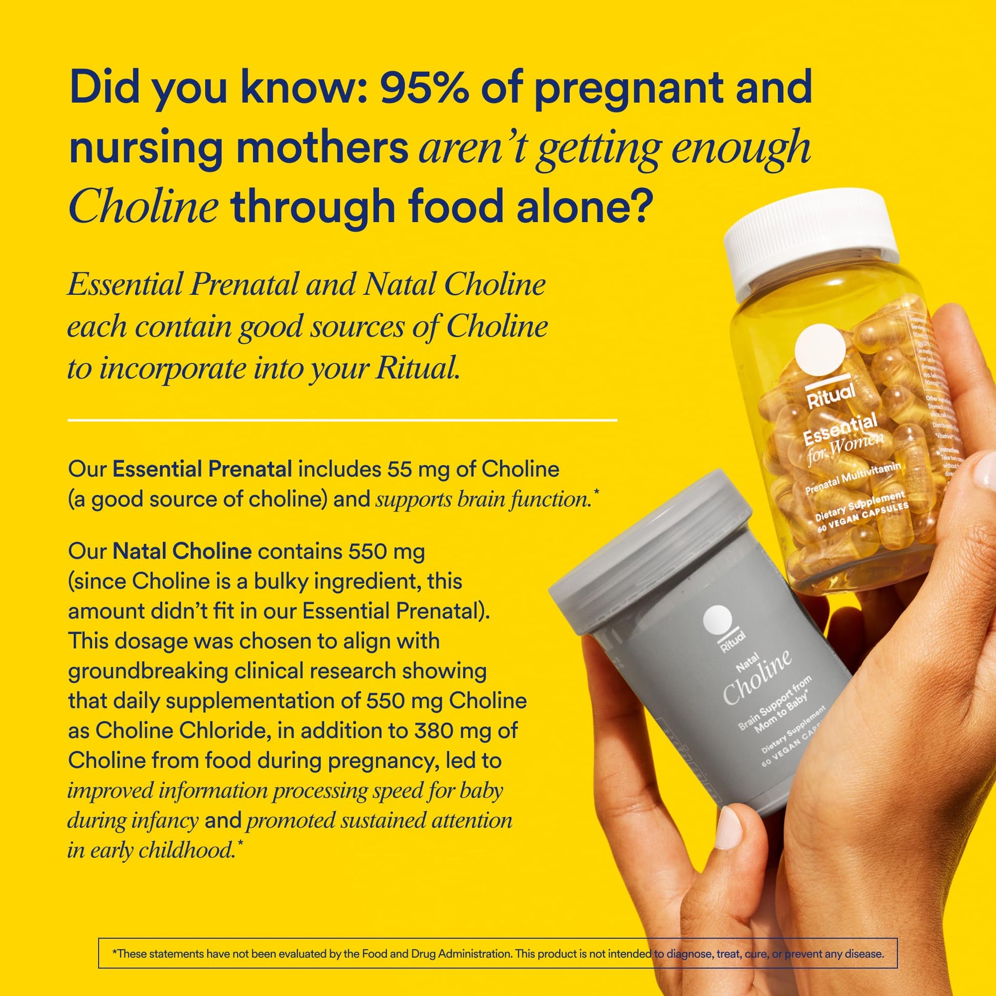 Ritual Prenatal Multivitamin For Women - Key Essential Vitamins and Minerals To Support Mom and Baby During Pregnancy* - Folate, Choline, Omega-3 DHA - PrimeBioHealth - canada supplements