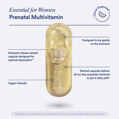 Ritual Prenatal Multivitamin For Women - Key Essential Vitamins and Minerals To Support Mom and Baby During Pregnancy* - Folate, Choline, Omega-3 DHA - PrimeBioHealth - canada supplements