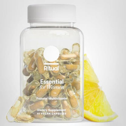 Ritual Prenatal Multivitamin For Women - Key Essential Vitamins and Minerals To Support Mom and Baby During Pregnancy* - Folate, Choline, Omega-3 DHA - PrimeBioHealth - canada supplements
