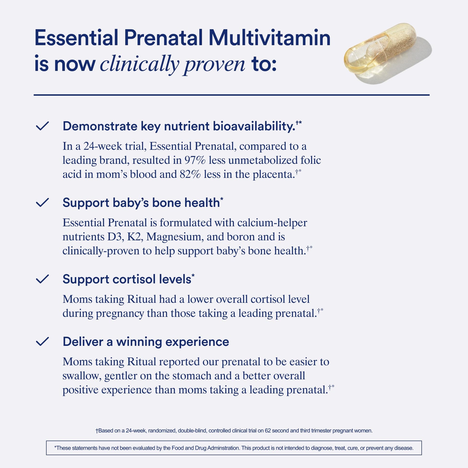 Ritual Prenatal Multivitamin for Women - Key Essential Vitamins and Minerals to Support Mom and Baby During Pregnancy* - Folate, Choline, Omega-3 DHA, Iron - PrimeBioHealth - canada supplements