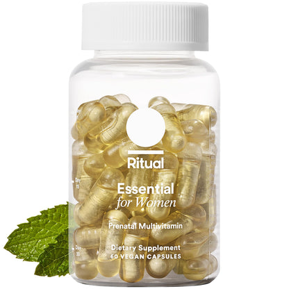 Ritual Prenatal Multivitamin for Women - Key Essential Vitamins and Minerals to Support Mom and Baby During Pregnancy* - Folate, Choline, Omega-3 DHA, Iron - PrimeBioHealth - canada supplements