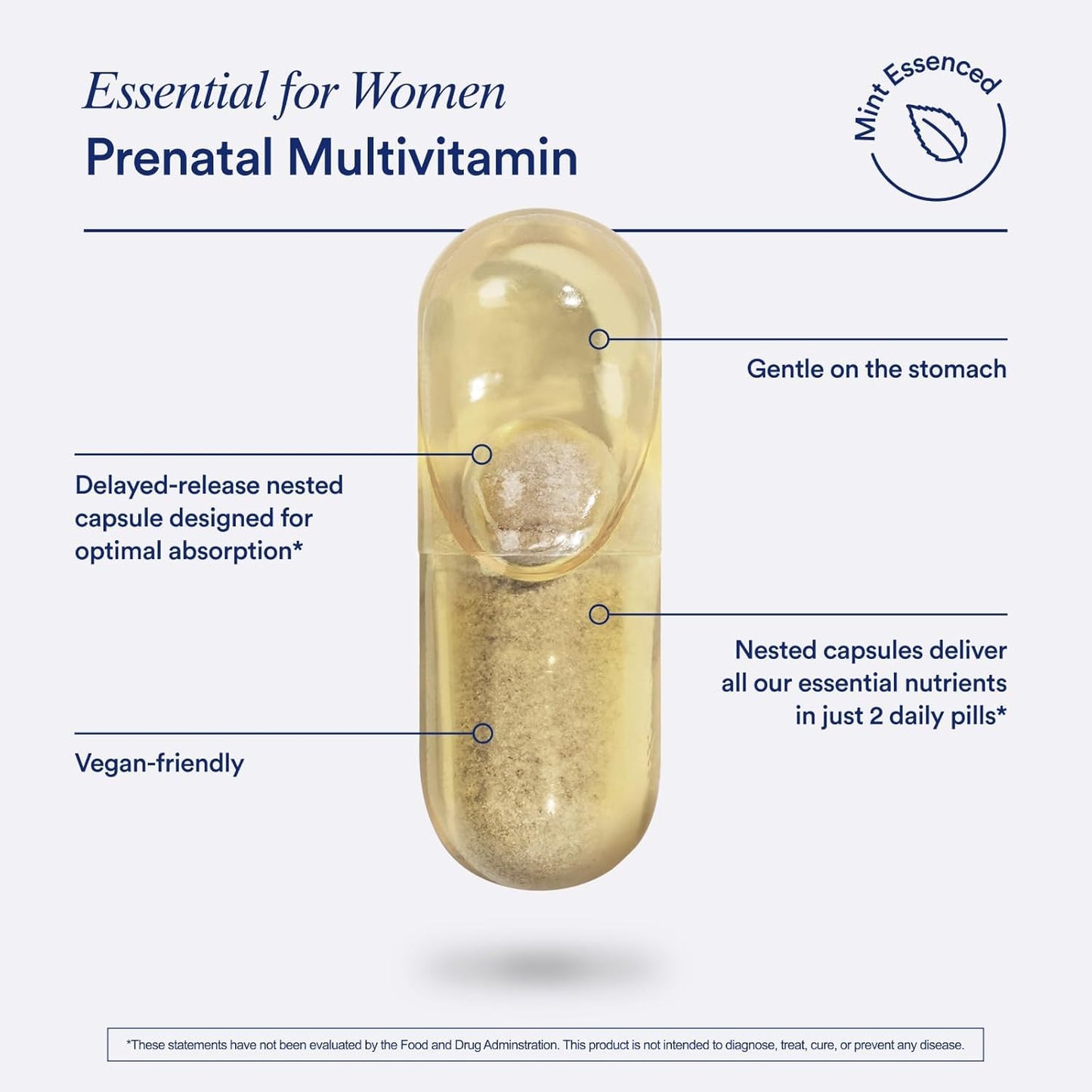 Ritual Prenatal Multivitamin for Women - Key Essential Vitamins and Minerals to Support Mom and Baby During Pregnancy* - Folate, Choline, Omega-3 DHA, Iron - PrimeBioHealth - canada supplements