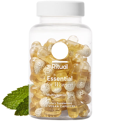 Ritual Women’s 50+ Daily Multivitamin - Key Essential Vitamins and Minerals to Support Menopause, Energy, Heart, Bone, Brain Health* - Including Folate - PrimeBioHealth - canada supplements