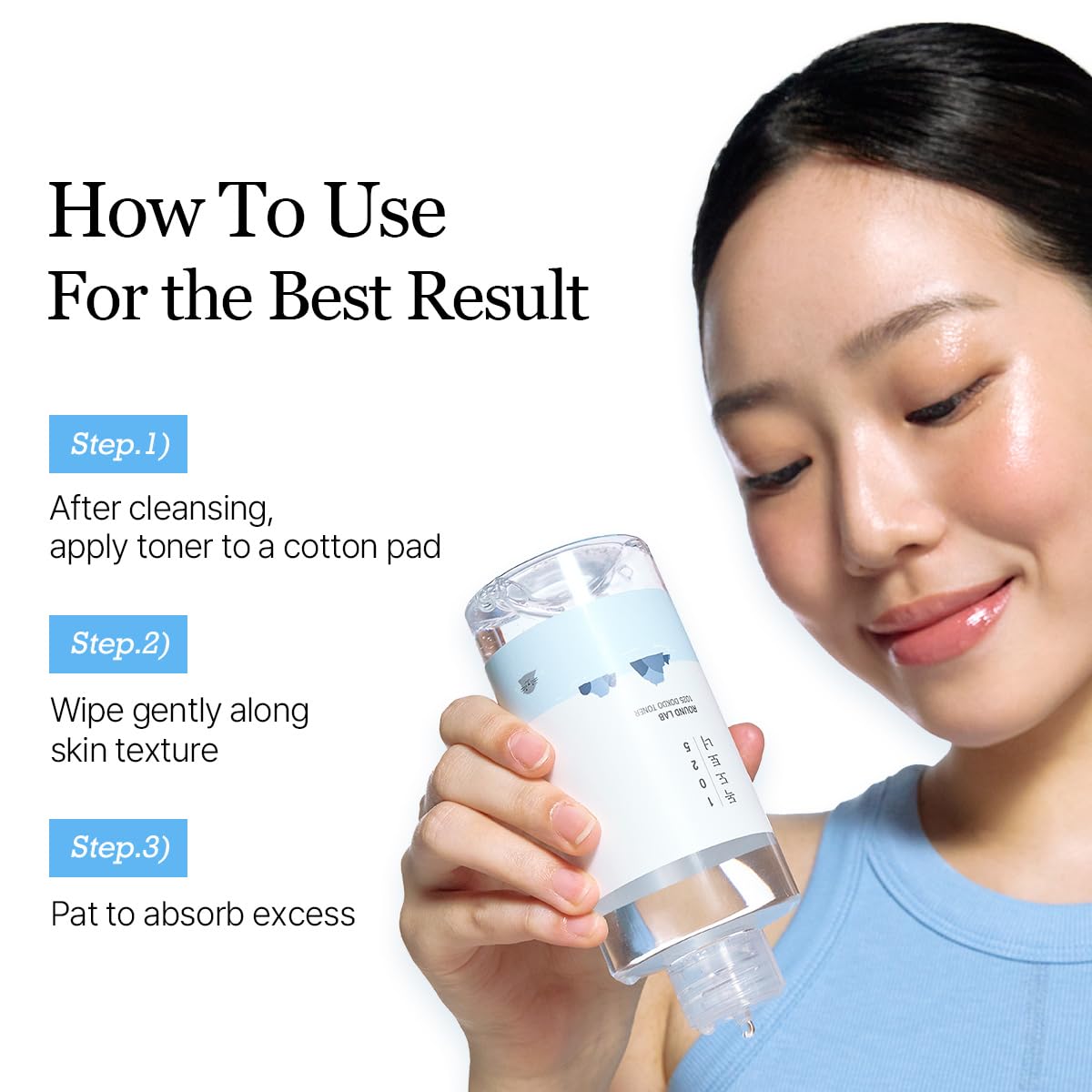 ROUND LAB 1025 Dokdo Toner 6.76 Fl Oz, Oil Control and Reduces Excess Sebum, Gentle Exfoliating Facial Toner, Deep Sea Water for Moisturization - PrimeBioHealth - canada supplements
