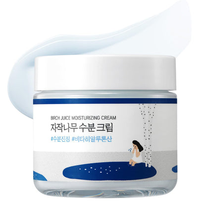 ROUND LAB Birch Juice Moisturizing Cream 2.7 Fl Oz, 48-Hour Deep Hydrating Face Moisturizer with Birch Sap & Vita Hyaluronic Acid for Acne-Prone Skin - PrimeBioHealth - canada supplements