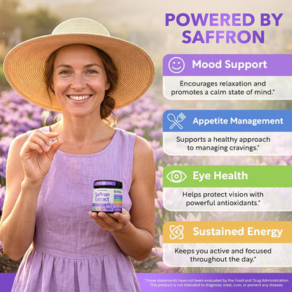 Saffron Supplements for Women 88.5mg Mood | Focus | Vision | Energy Support - PrimeBioHealth - canada supplements