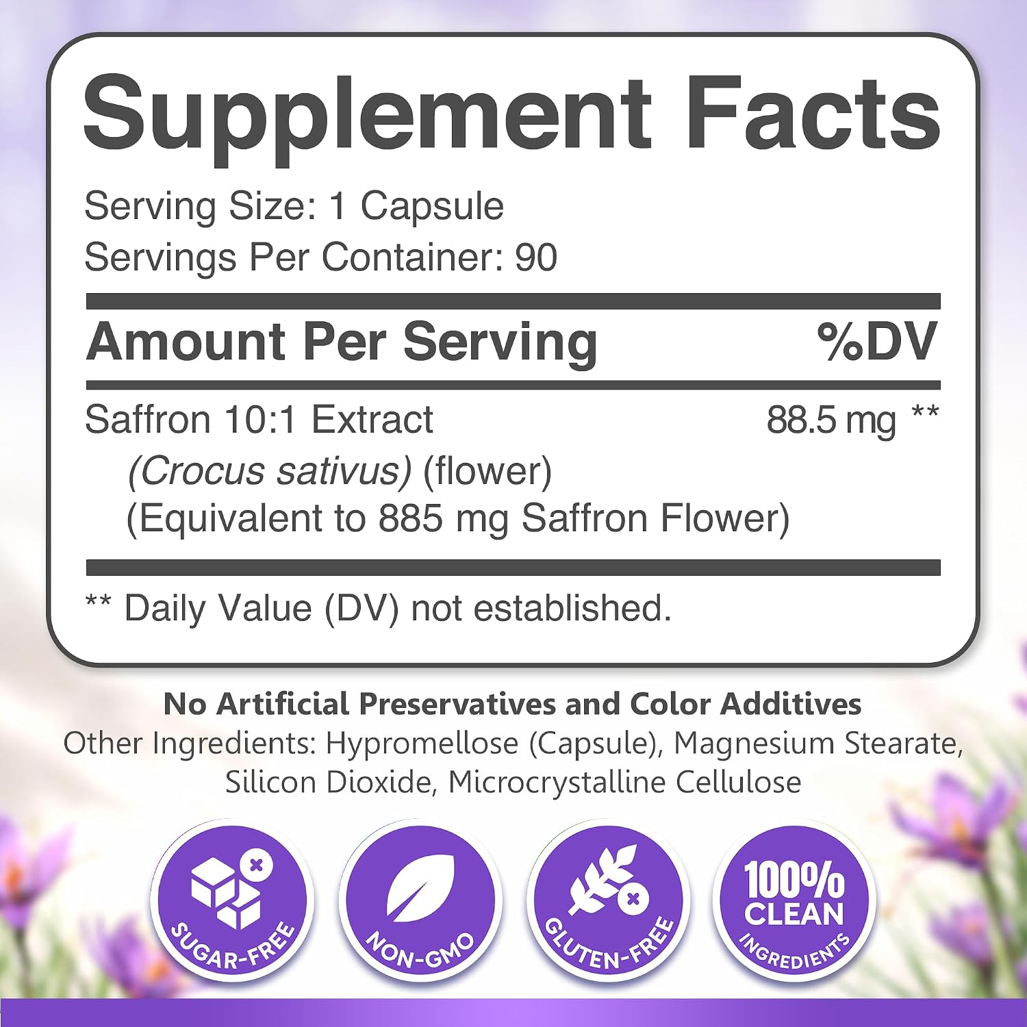 Saffron Supplements for Women 88.5mg Mood | Focus | Vision | Energy Support - PrimeBioHealth - canada supplements