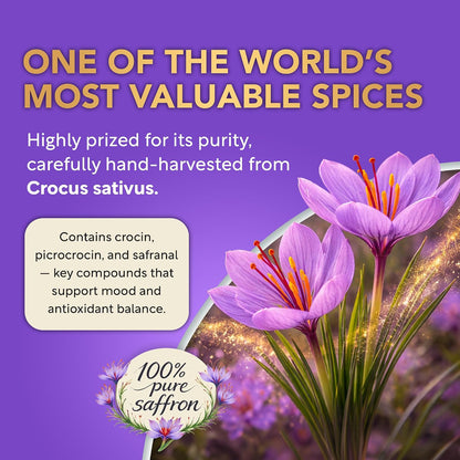 Saffron Supplements for Women 88.5mg Mood | Focus | Vision | Energy Support - PrimeBioHealth - canada supplements