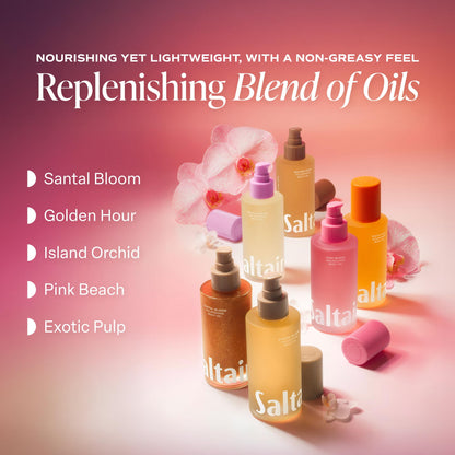 Saltair Body Oil - Luxurious Santal Bloom After Shower and Bath Oil for Women and Men. Botanical, Non-Greasy - PrimeBioHealth - canada supplements