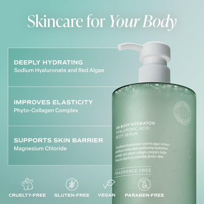 Saltair Hyaluronic Acid Body Serum – Hydrating Body Lotion for Smoother Looking Skin - PrimeBioHealth - canada supplements
