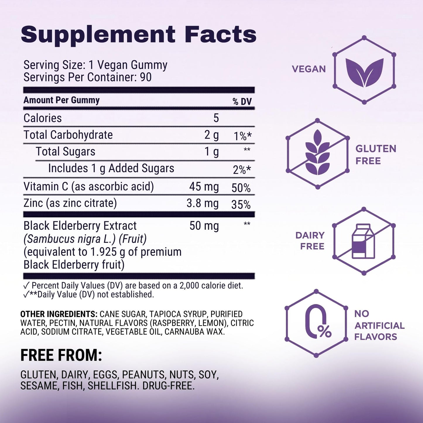 Sambucol Elderberry Gummies - Immune Support Supplement for Adults & Kids with Vitamin C & Zinc, Sambucol Elderberry - PrimeBioHealth - canada supplements