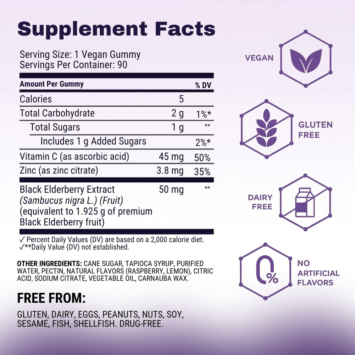 Sambucol Elderberry Gummies - Immune Support Supplement for Adults & Kids with Vitamin C & Zinc, Sambucol Elderberry - PrimeBioHealth - canada supplements
