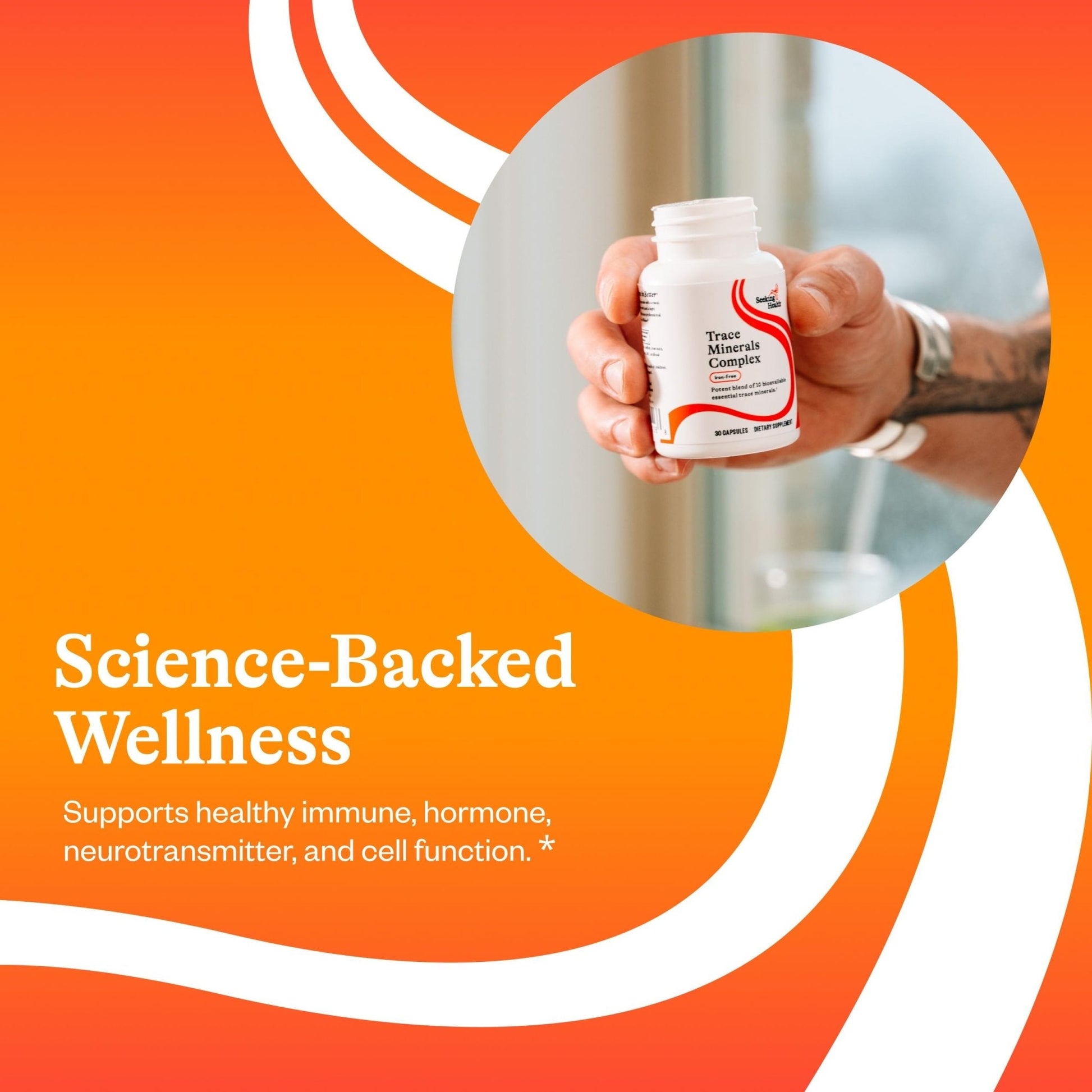 Seeking Health Trace Minerals Complex - Includes 10 Essential Trace Minerals - Mineral Supplement Supports Immune & Nervous System - PrimeBioHealth - canada supplements