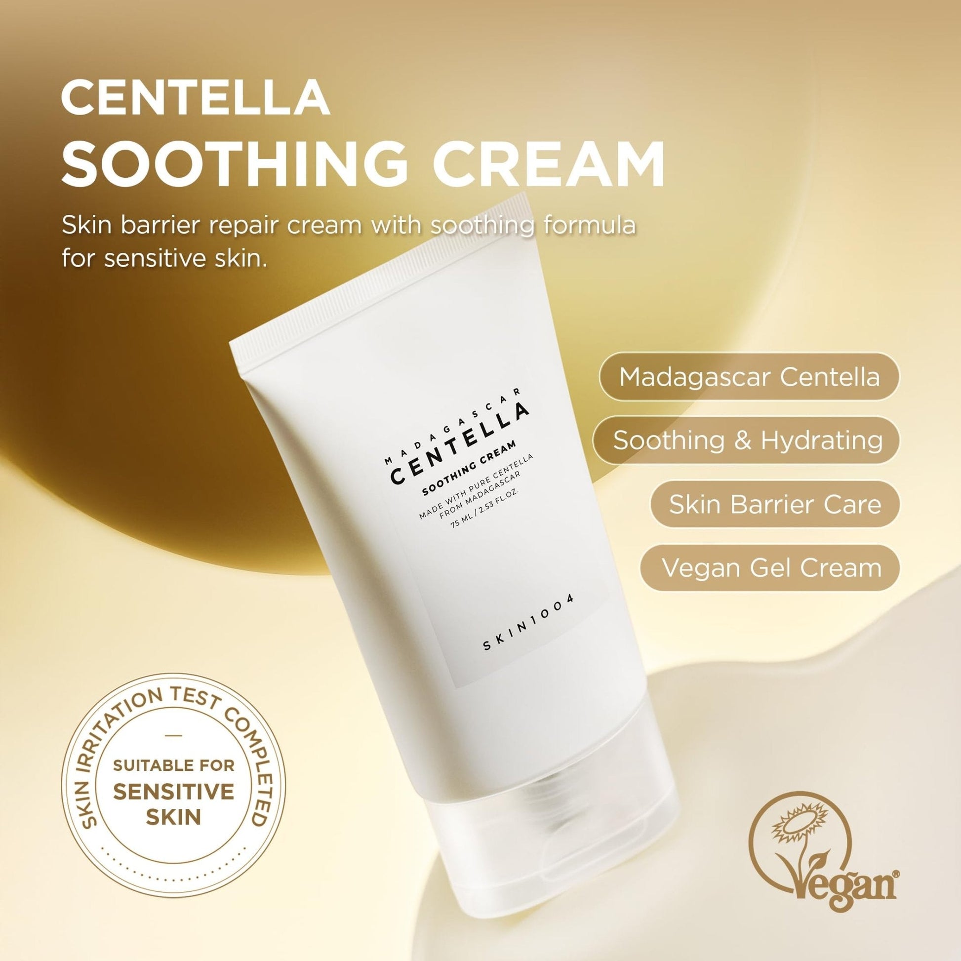 SKIN1004 Centella Soothing Cream, Face Moisturizer with Centella Asiatica, Korean Centella Moisturizer Cream for Soothing - PrimeBioHealth - canada supplements