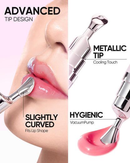 SKINTIFIC Peptide Brightening Lip Serum, Hydrating & Plumping Tinted Lip Gloss, Moisturizing Lip Balm with Polypeptides - PrimeBioHealth - canada supplements