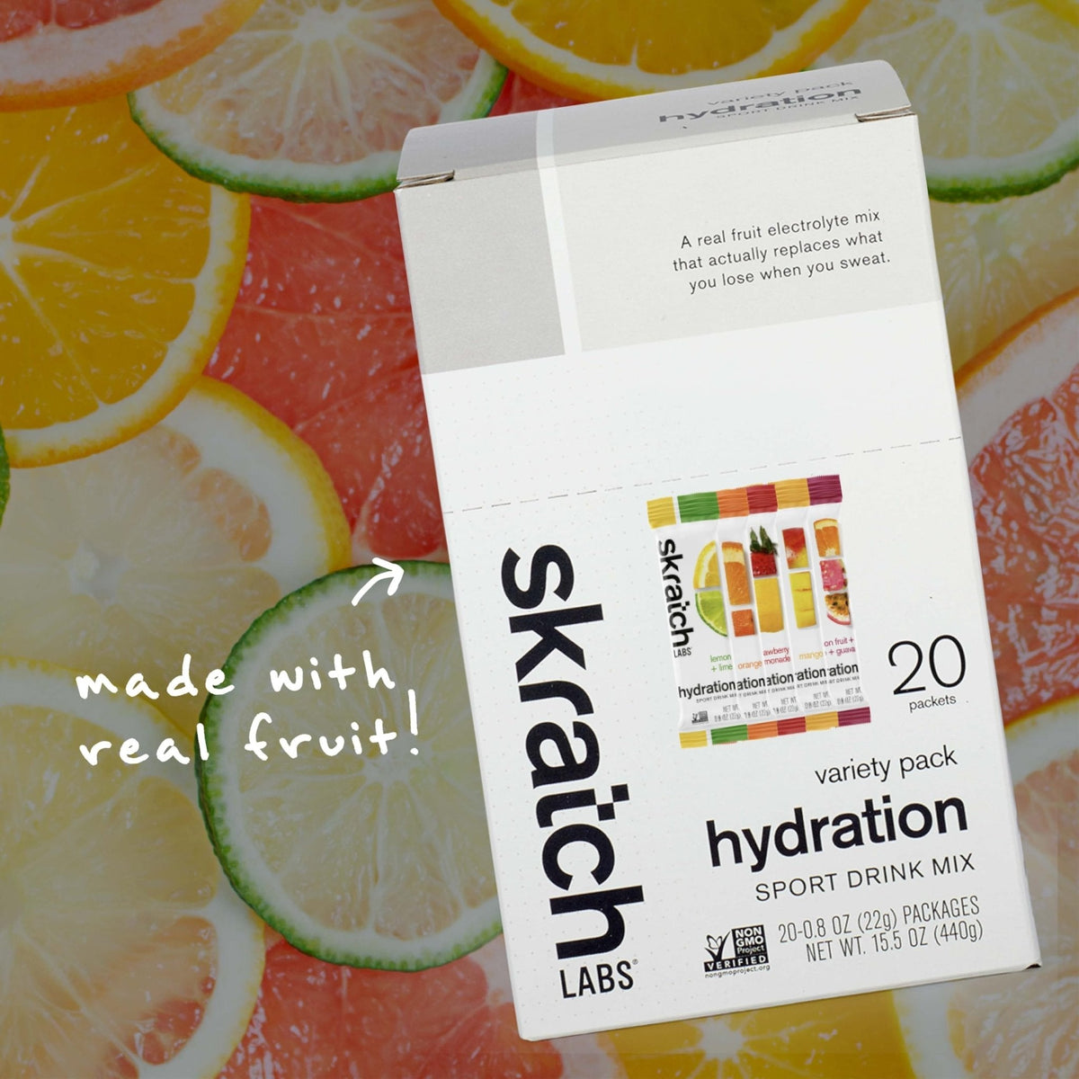 Skratch Labs Hydration Packets - Hydration Drink Mix, Variety Pack (20 Single Serving Packets) - Electrolyte Powder Developed for Athletes and Sports Performance, - PrimeBioHealth - canada supplements
