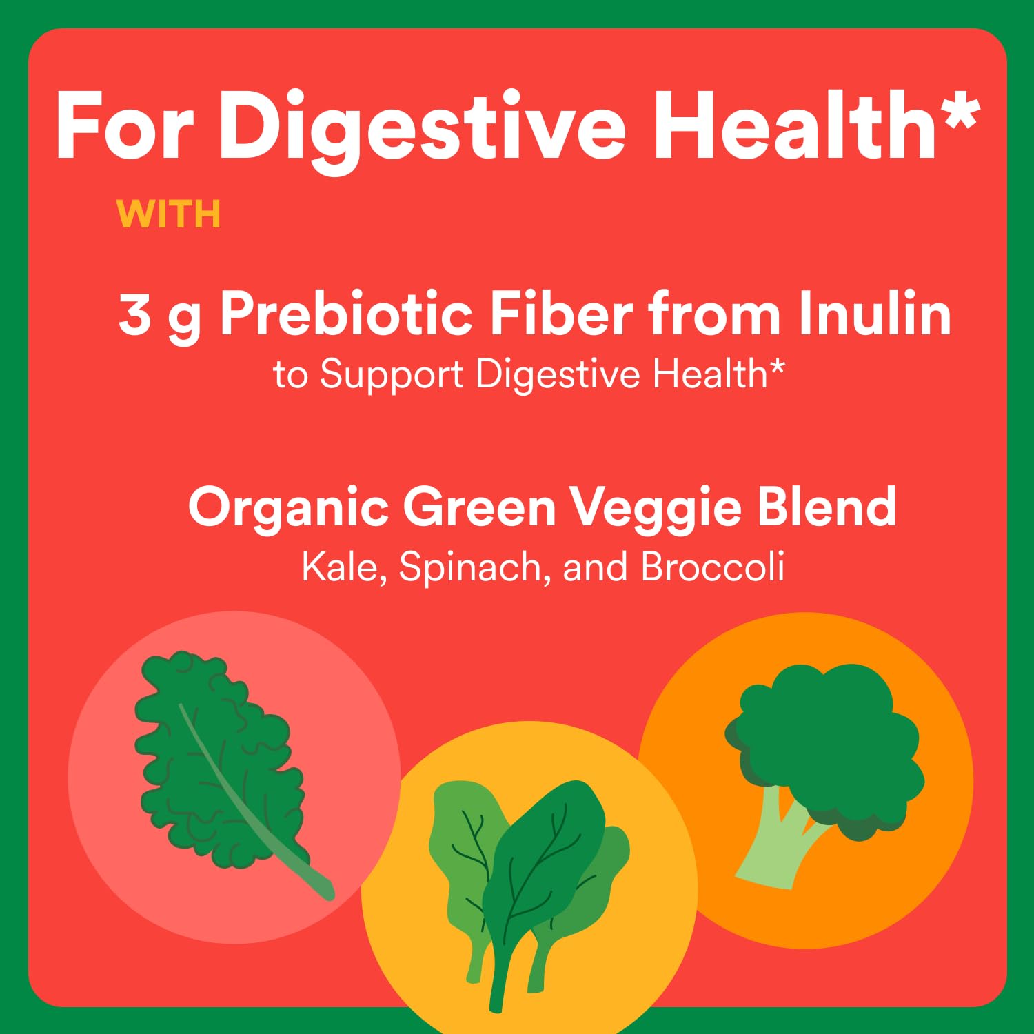 SmartyPants Kids Fiber & Veggies: Prebiotic Fiber Gummies for Kids, Fiber Supplement with Inulin, Organic Green Veggie Blend, Vegan, Gluten Free - PrimeBioHealth - canada supplements