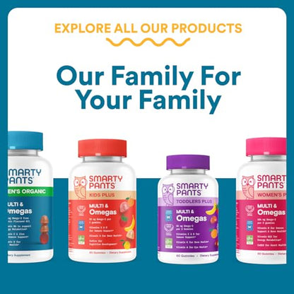SmartyPants Men's Multivitamin Gummies with Omega 3 DHA/EPA, Methylfolate, Vitamin D3, C, B12, B6, A, K, Zinc - PrimeBioHealth - canada supplements