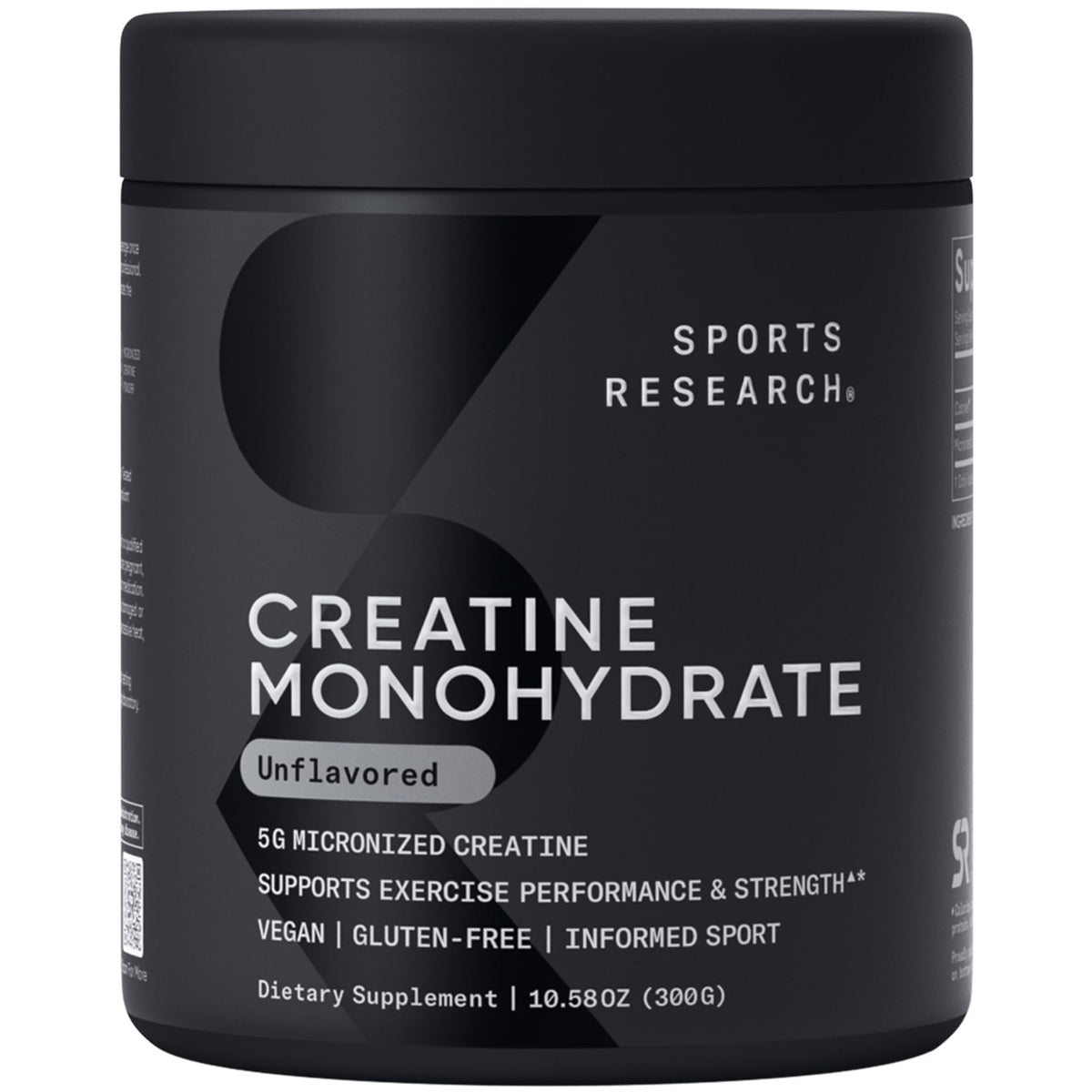 Sports Research Creatine Monohydrate - Gain Lean Muscle, Improve Performance and Strength and Support Workout Recovery - 5 g Micronized Creatine - 10.58 oz - PrimeBioHealth - canada supplements