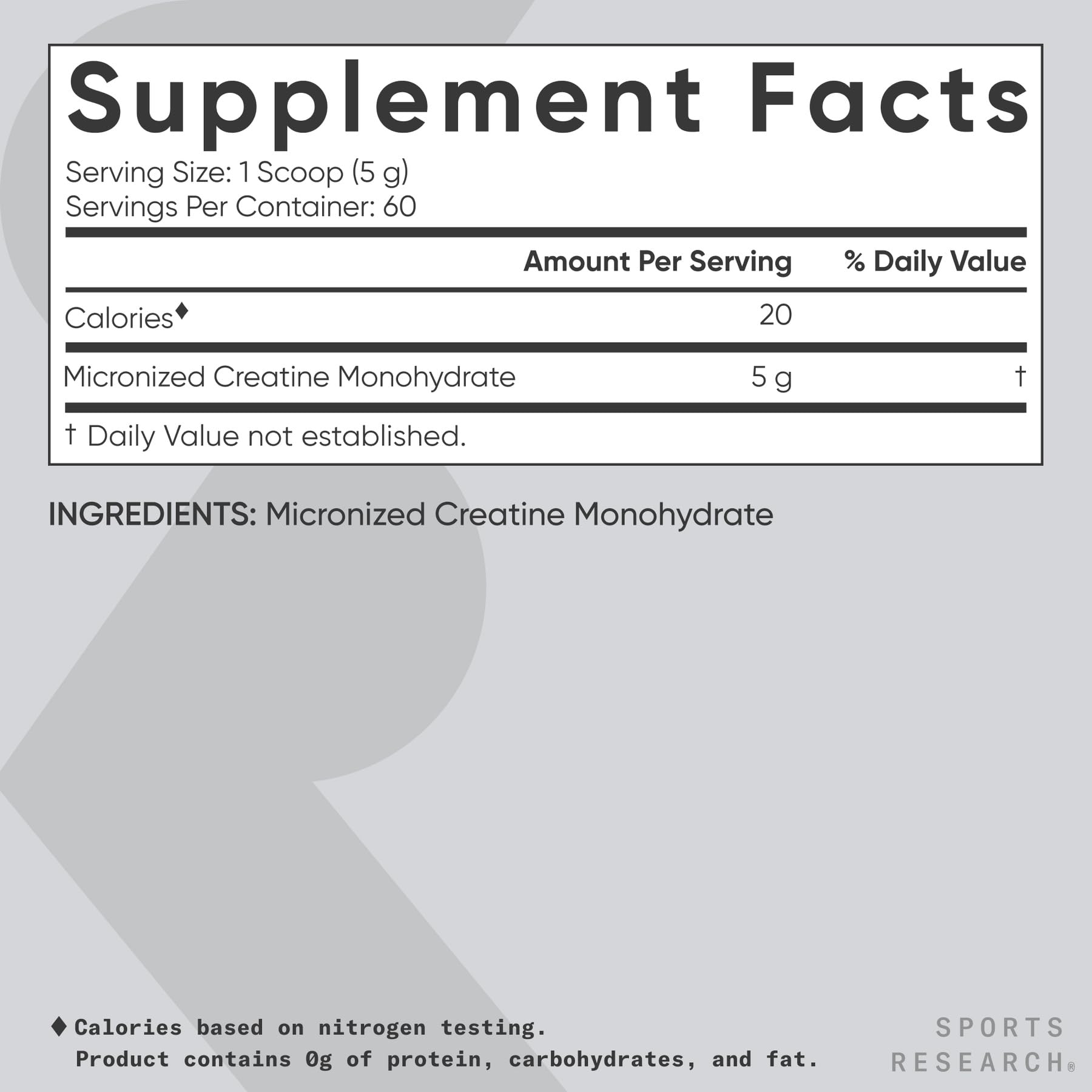 Sports Research Creatine Monohydrate - Gain Lean Muscle, Improve Performance and Strength and Support Workout Recovery - 5 g Micronized Creatine - 10.58 oz - PrimeBioHealth - canada supplements