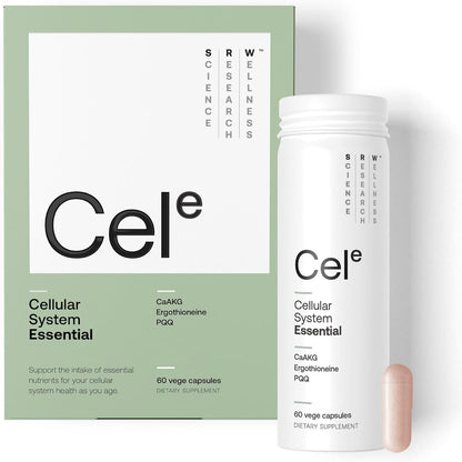 SRW Cel Essential | Wellness Supplement for Healthy Aging and Longevity | Supports Energy, Mental Performance + Muscle Health | 17 Vitamins & Minerals | Suitable for All Ages | 60 Capsules - PrimeBioHealth - canada supplements