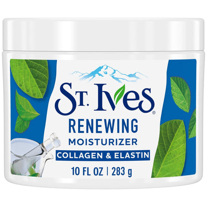 St. Ives Face Moisturizer Cream, Collagen and Elastin, Renewing Facial Moisturizer for Women, Paraben Free - PrimeBioHealth - canada supplements