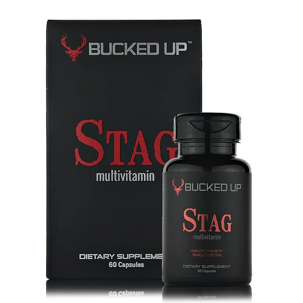 Stag Multivitamin - Men - Full Spectrum Vitamin Formula - Vitality, Immunity and Muscle Function (60 Capsules) - PrimeBioHealth - canada supplements