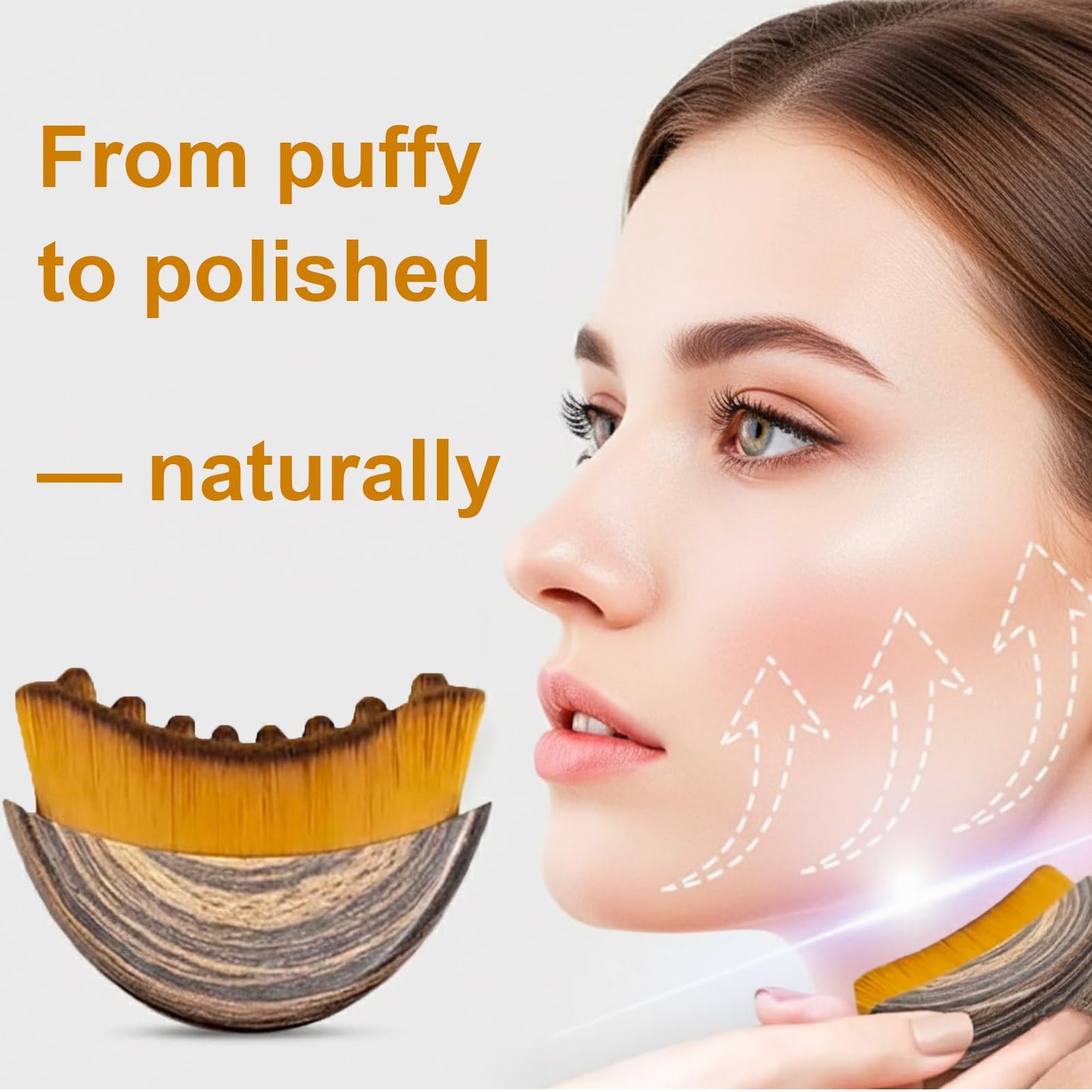 Stainless Steel Gua Sha Tool & Lymphatic Drainage Face Brush Set, TWPER Facial Massage Kit for Jawline Sculpting - PrimeBioHealth - canada supplements