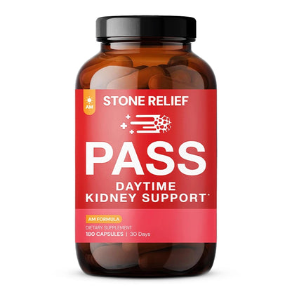 STONE RELIEF Daytime Herbal Kidney Support for Urinary Flow & Comfort | Chanca Piedra Formula – 180 Capsules - PrimeBioHealth - canada supplements