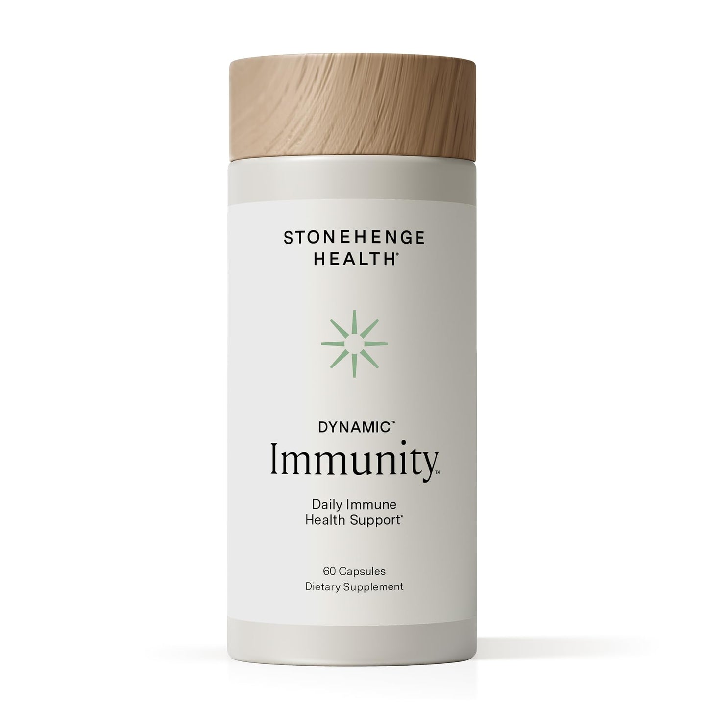 Stonehenge Health Dynamic Immunity Daily Supplement 10-in-1 Immune Boosters Zinc, Elderberry, Echinacea, Vitamin C & Probiotic L. Acidophilus – Supports Immune System & Respiratory Health, 60 Capsules - PrimeBioHealth - canada supplements