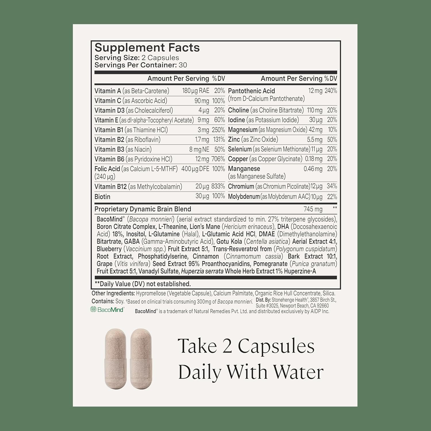 Stonehenge Health Dynamic Joint + Dynamic Brain Bundle Supplement Supports Comfort, Mobility, Flexibility + Memory Acquisition and Retention - PrimeBioHealth - canada supplements