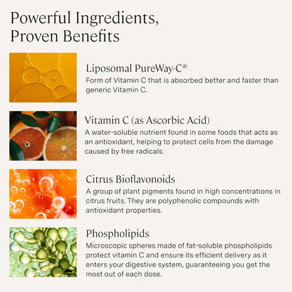 Stonehenge Health Dynamic Liposomal Vitamin C 1500mg - 90 Capsules - Advanced Formula - Phospholipids sourced from Non-GMO Sunflower, Supports Healthy Immune System (Pack of 2) - PrimeBioHealth - canada supplements