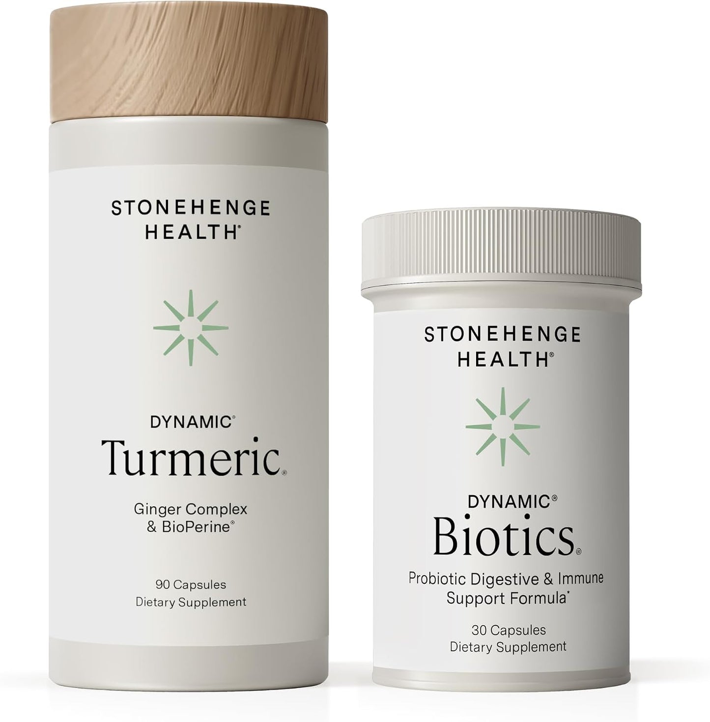 Stonehenge Health Dynamic Turmeric, Dynamic Biotics Probiotic: Joints and Digestion Support Bundle - PrimeBioHealth - canada supplements