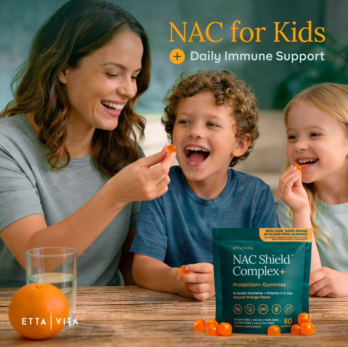 Sugar-Free NAC Gummies (Immune Support Complex) N-Acetyl Cysteine, Vitamin C & Zinc - Supports Respiratory Health, Liver Detox & Cleanse, Kidney Function, NAC Supplement for Kids and Adults - Vegan - PrimeBioHealth - canada supplements
