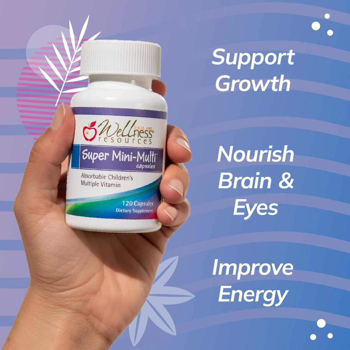 Super Mini-Multi - Children's Multivitamin Swallowable Capsules with Methyl Folate, Methyl B12 and Coenzyme B Vitamins for Growth - PrimeBioHealth - canada supplements