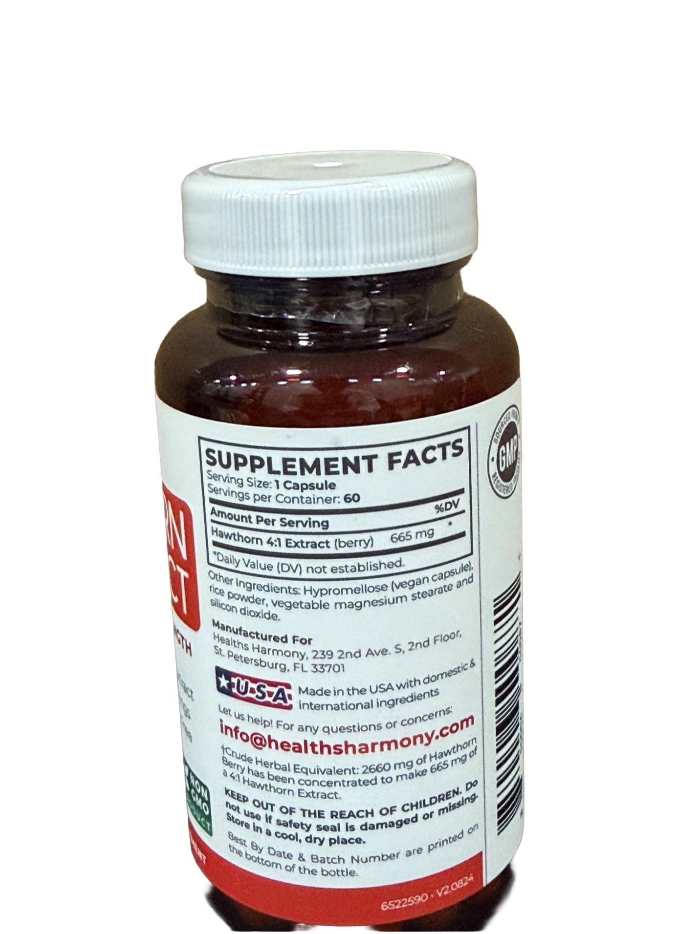 Super Potent Hawthorn Berry Extract Capsules - Hawthorn Berry Supplement Made from Extra Strength Concentrate to Support Heart and Digestive Health - Vegan Non-GMO & Gluten Free (4 Month Supply) - PrimeBioHealth - canada supplements