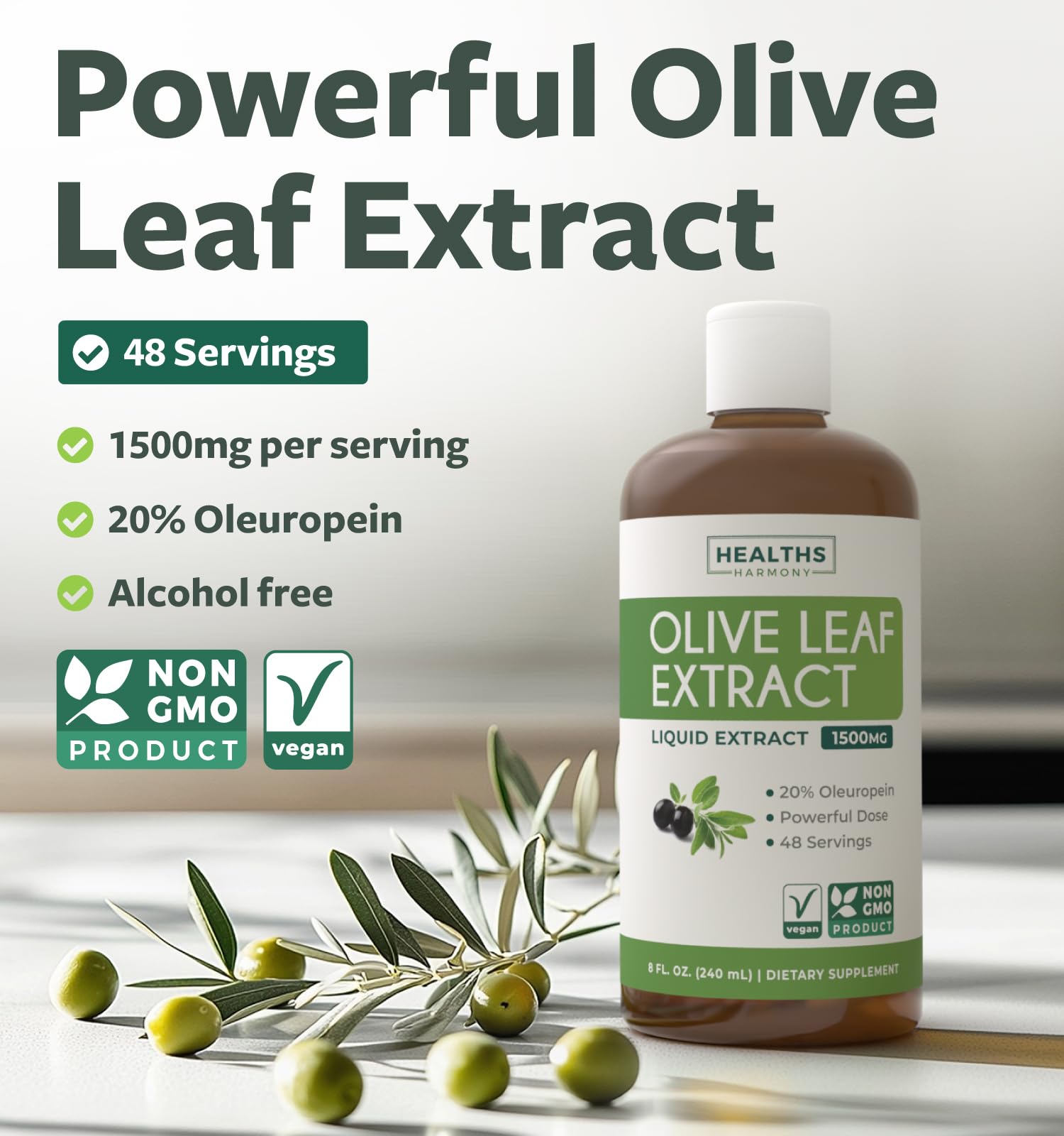 Super Strength Olive Leaf Extract Capsules - Vegan Non-GMO 750mg Olive Extract with 20% Oleuropein Antioxidant Supplement for Immunity Skin and Heart Health Support - Made in The USA (2 Month Supply) - PrimeBioHealth - canada supplements