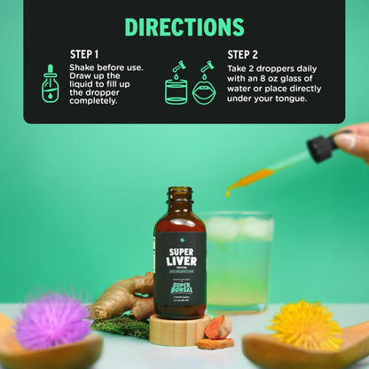 SuperBonsai Super Liver Support with Milk Thistle - All Natural Liver Cleanse Detox & Repair Aid - Doctor-Formulated Liver Supplement - PrimeBioHealth - canada supplements