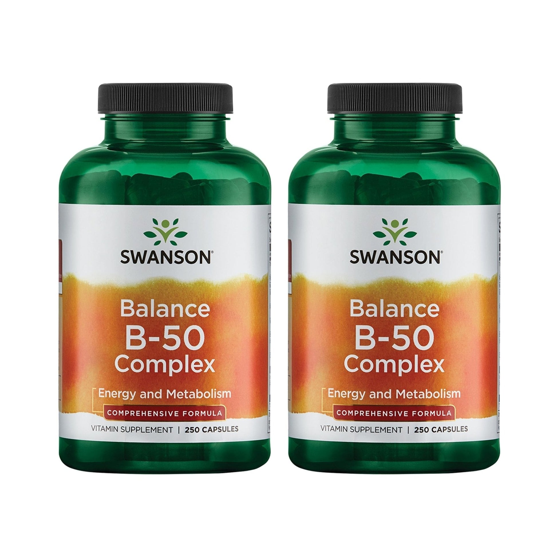 Swanson Balance B-50 High-Potency B Vitamin Complex for Busy Adults Seeking Immune, Heart, and Nervous System Support (250 Capsules) - PrimeBioHealth - canada supplements