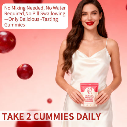 Taeci Vaginal Probiotic Gummies for Women – 5 Billion CFU with Prebiotic & Cranberry Extract – Supports pH Balance, Healthy Odor & Gut Health - PrimeBioHealth - canada supplements