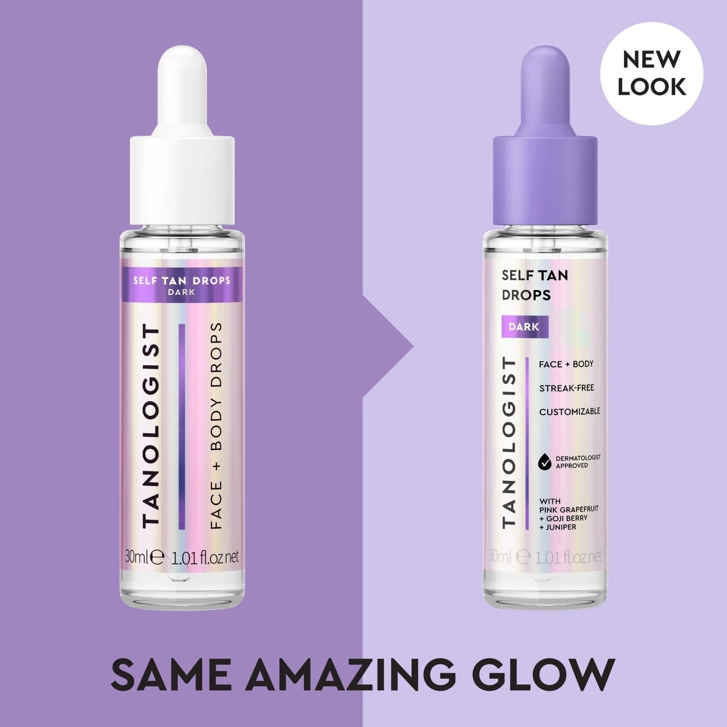 Tanologist Dark Self Tan Drops, Streak-Free Body & Face Tanning Drops, No Fake Tan Smell - PrimeBioHealth - canada supplements