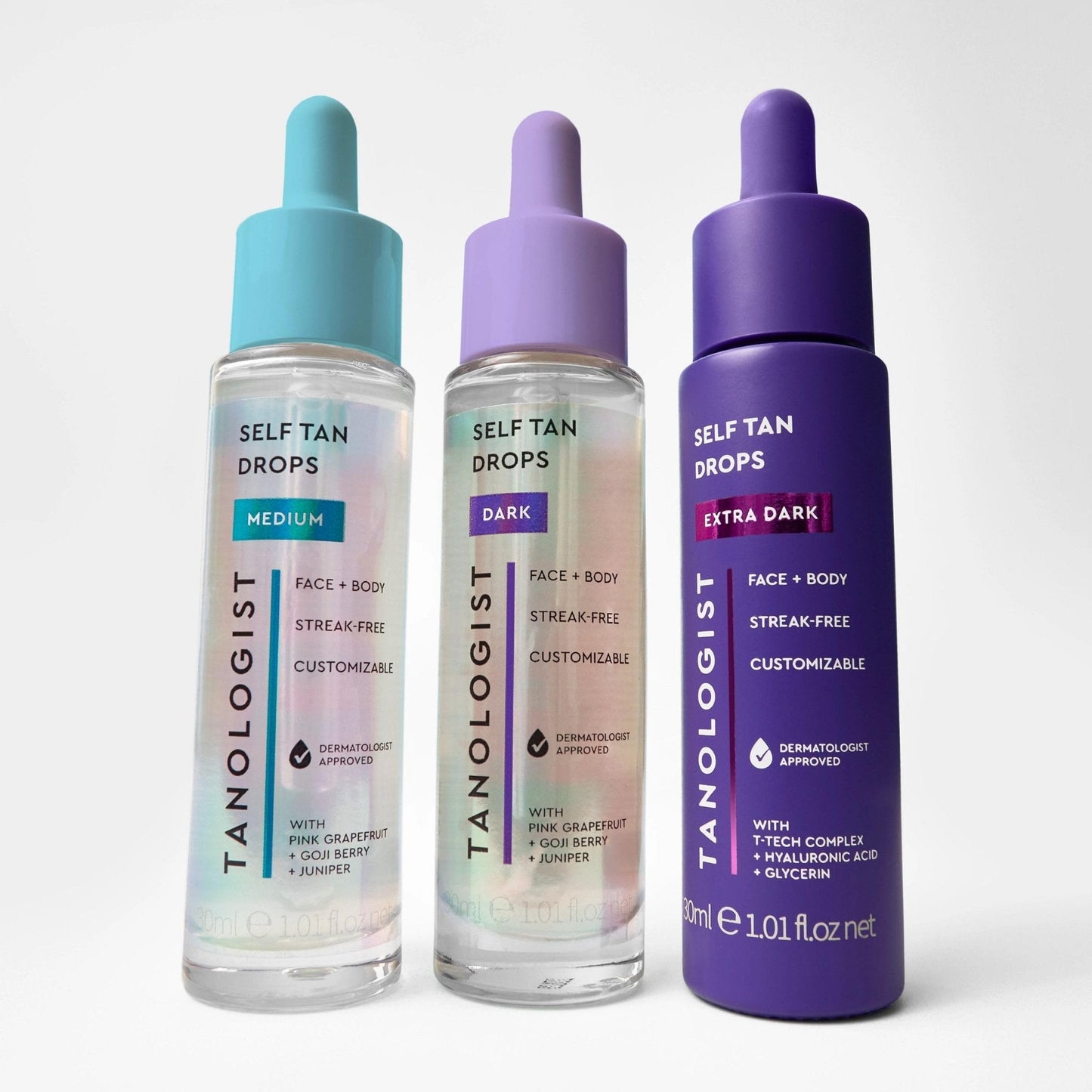 Tanologist Dark Self Tan Drops, Streak-Free Body & Face Tanning Drops, No Fake Tan Smell - PrimeBioHealth - canada supplements
